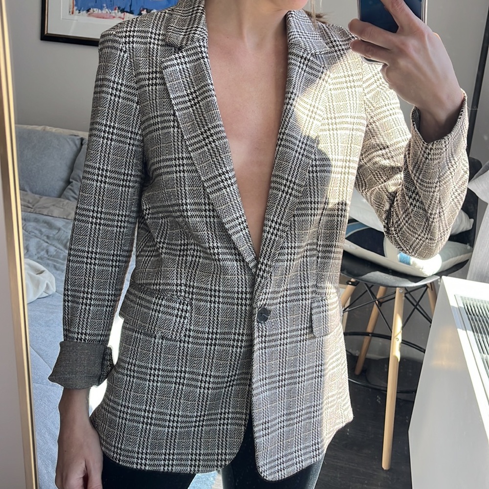 Plaid blazer
